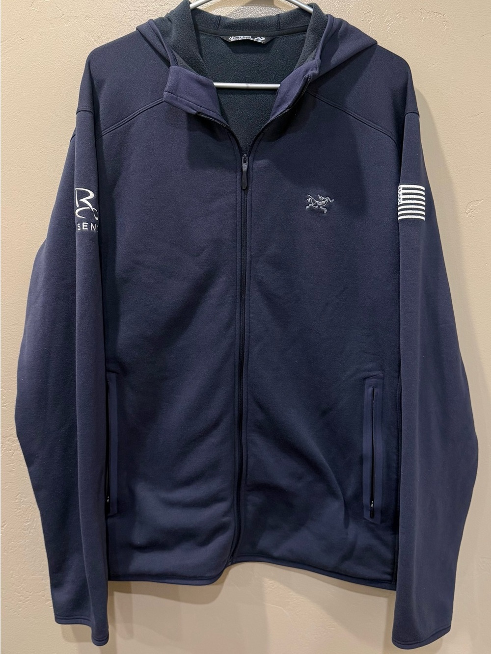 Arcteryx Kyanite Zippered Hooded Jacket Size XL